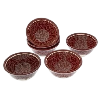 Риштанская керамика " Коричневый грифель"