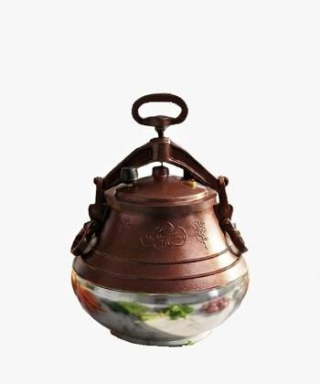 Афганский казан коричневый