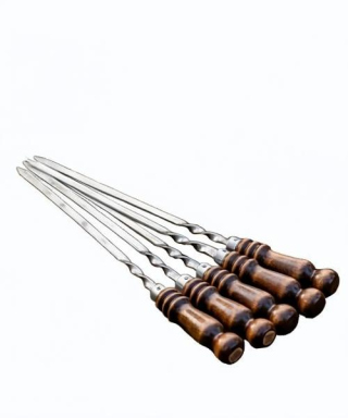 Шампуры с деревянной ручкой